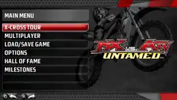 MX vs ATV Untamed (USA) screen shot title